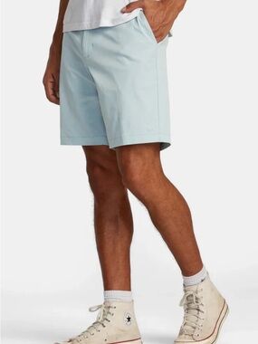 RVCA Back in Hybrid Mid length color:blue haze $60